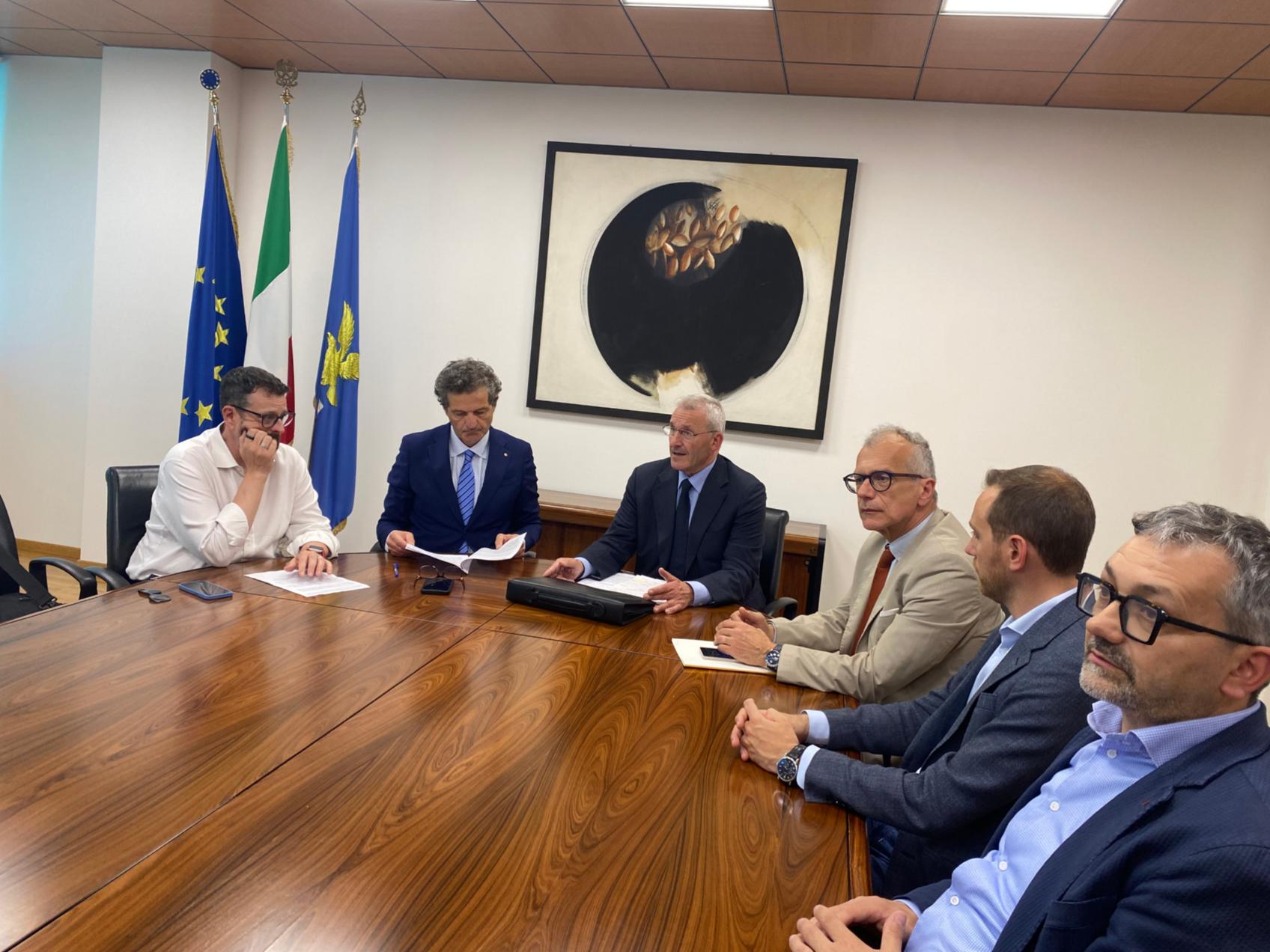 Il tavolo con i rappresentanti di Anci Fvg e Fvg Energia