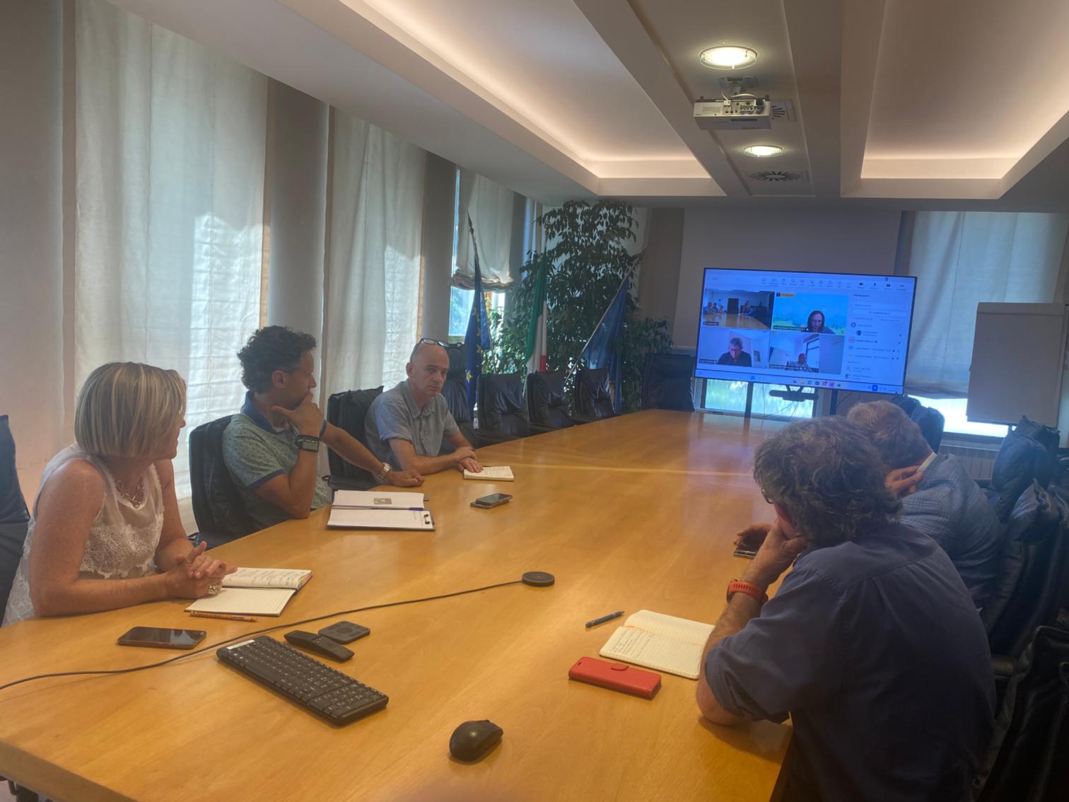 Un momento dell'incontro nella sede di Ater a Trieste