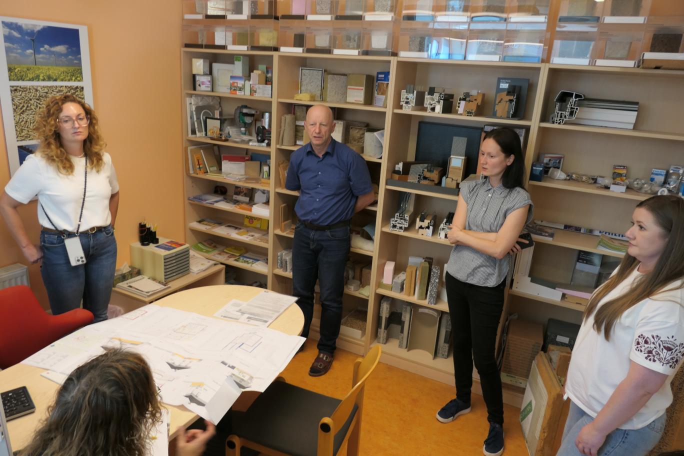La visita allo sportello informativo di Linz